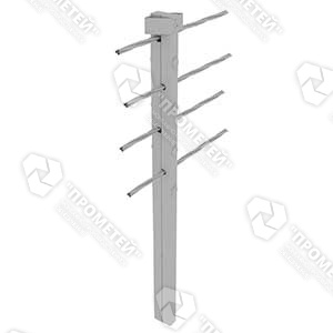 Тросовое ограждение 23ДД/У4(300)-П-1,1-3,0-1,5(1,6)-ГЗГ